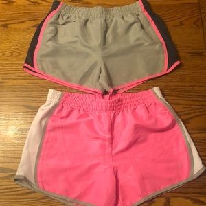 Junior size athletic shorts